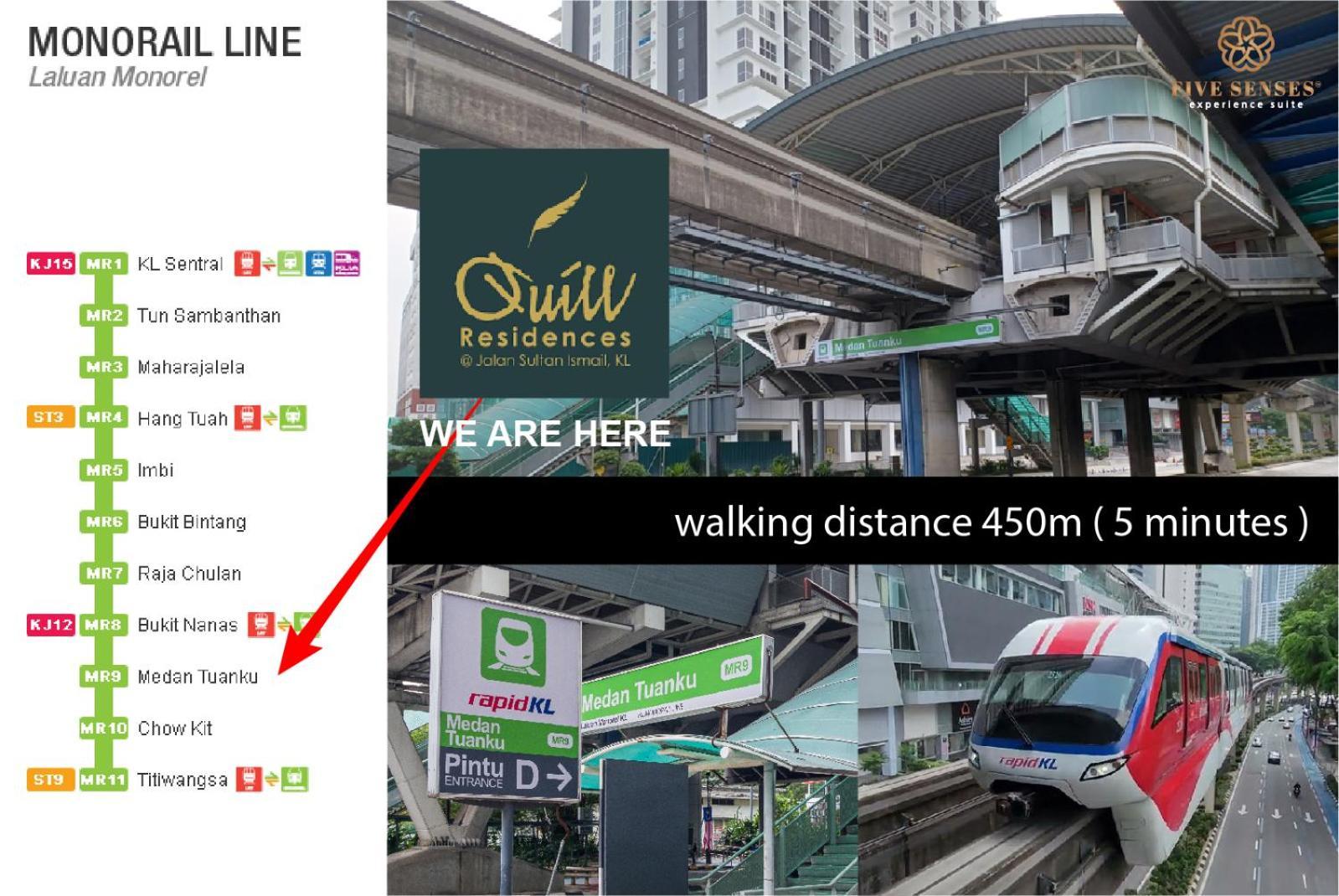 Quill Residences Kuala Lumpur, Five Senses Pangsapuri